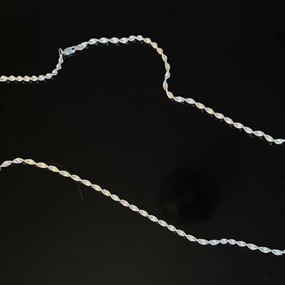 Sterling Silver .925 Twisted Herringbone Chain