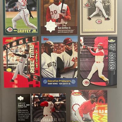 8 - Ken Griffey Jr. Cincinnati Reds Baseball Cards