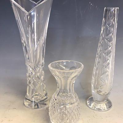 Waterford Crystal Bud Vases (3)