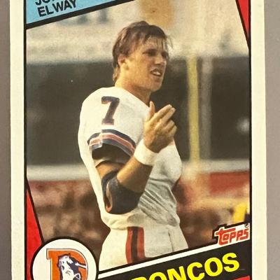 1984 Topps John Elway Rookie Card