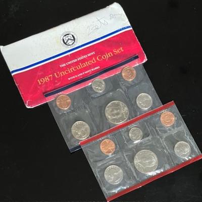 U.S. 1987 Mint Set, Both D and P Mint Marks