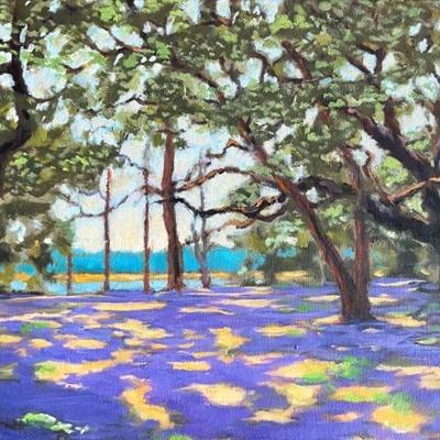 Larry Griggs Acrylic Landscape Painting, Unsigned