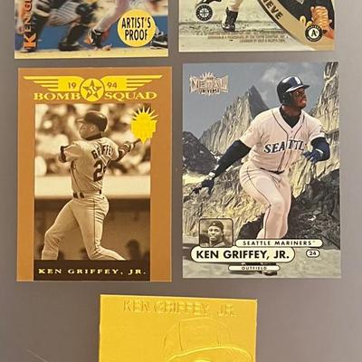 5 - Ken Griffey Jr. Baseball Cards, Artist Proof