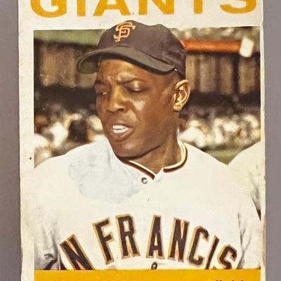 1965 Topps Willie Mays Baseball Card