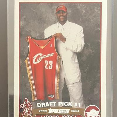 2003 Topps LeBron James Draft Pick #1 Rookie Card