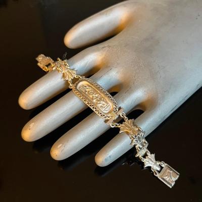 Silver Egyptian Bracelet 