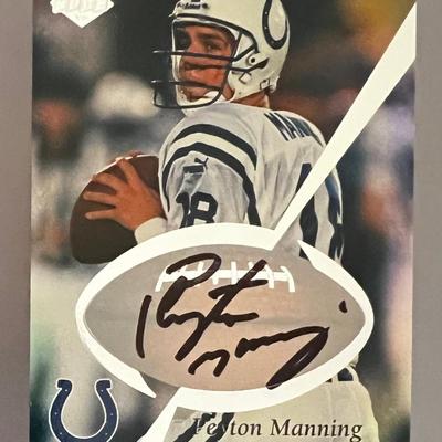 1999 Edge Peyton Manning, Autographed, 69 Of 500