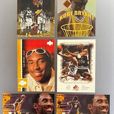 6 - Kobe Bryant Basketball Cards