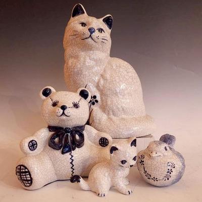 Dedham Pottery Figurines 