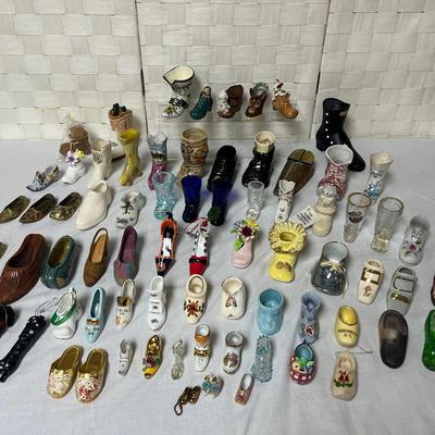 Miniature Boots, Brass And Shoe Collectibles 