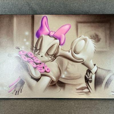 Donald and Daisy art