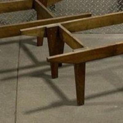 Wood table bases
