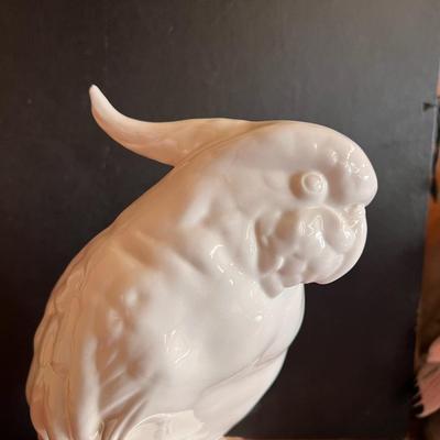 Schwarzburger All White Cockatoo Signed Brock Muller Germany Bird