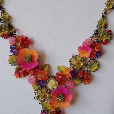 Colleen Toland Floral Necklace & Earrings Set