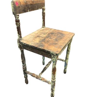 PRIMITIVE PAINTED SMALL CHAIR PENNSYLVANIA