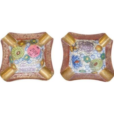 3 PIECES OF JAPANESE KUTANI PORCELAIN