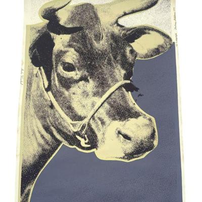 WARHOL 1971 COW WALLPAPER SCREENPRINT