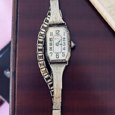 ART DECO 20K LADIES ELGIN WATCH