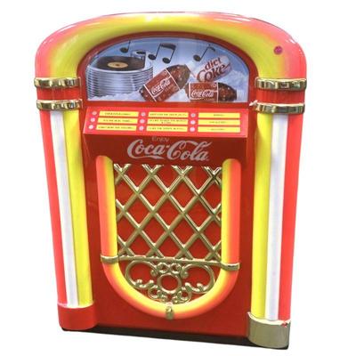 1991 COCA-COLA PAUL FLUM JUKEBOX COOLER