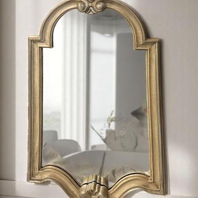 LARGE VINTAGE 48" CARVED MIRROR
