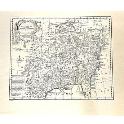 A NEW AND ACCURATE MAP OF LOUISIANA, FLORIDA AND CANADA