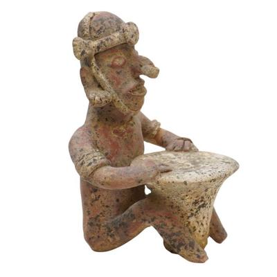 NAYARIT PRE-COLUMBIAN POLYCHROME FIGURE