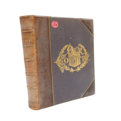 1879 EDITION OF "OUR COUNTRY" BY BENSON J. LOSSING VOL. 1