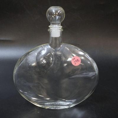 VINTAGE LEMON EMBOSSED DECANTER