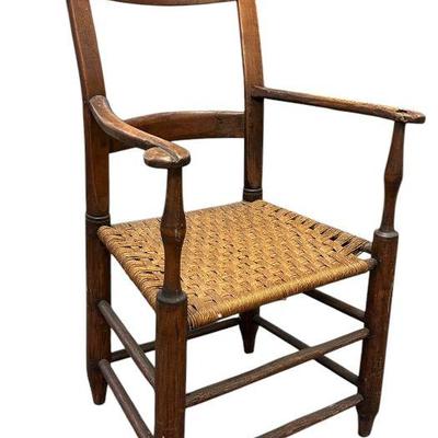ANTIQUE AMISH SHAKER ARMCHAIR