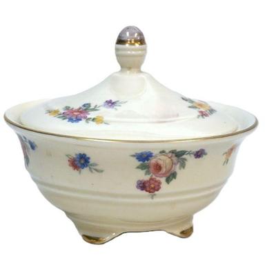 ROSENTHAL COVERED FLORAL SUGAR DISH