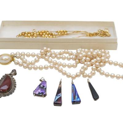 7 PC VINTAGE COSTUME JEWELRY