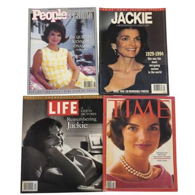 JACKIE O TRIBUTE MAGAZINES - 4 PIECES