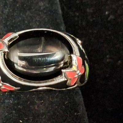 3 Vintage Sterling Silver Rings 