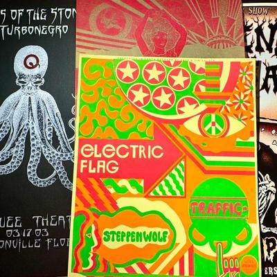 *signed* Steppenwolf, Queens Of The Stone Age Posters & More! 