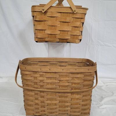 Two Big Baskets:  Longaberger & Basketville