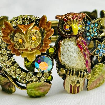 Kirks Folly Woodland Magic Owl Bracelet & Pin