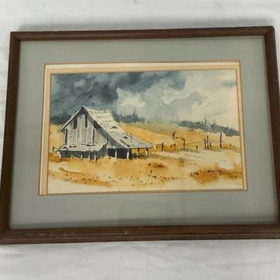 Original Watercolor By James Reeves 