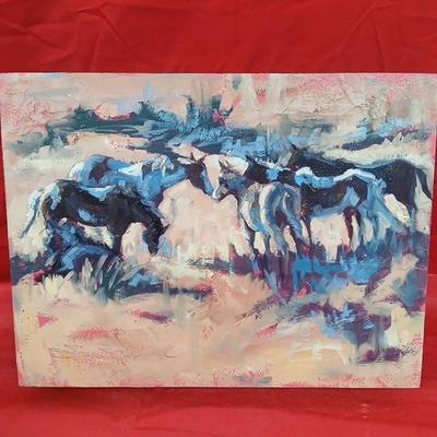 Horse Painting by Artist Sonja R. Caywood