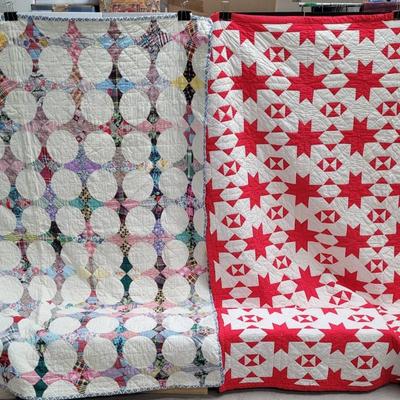 Two Vintage Handstitched Quilts #2