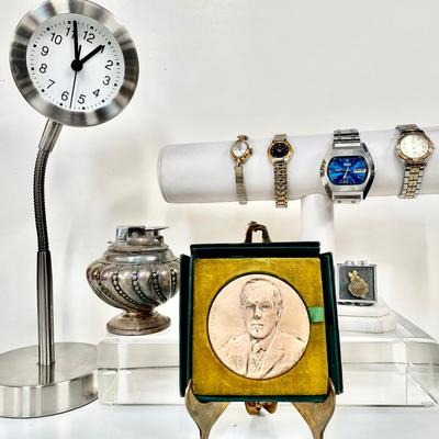 Woodrow Wilson Collectors Coin, Rare Varaflame Crown Lighter & More! 