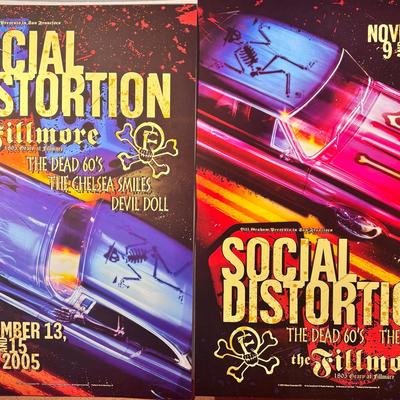 Social Distortion Concert Posters