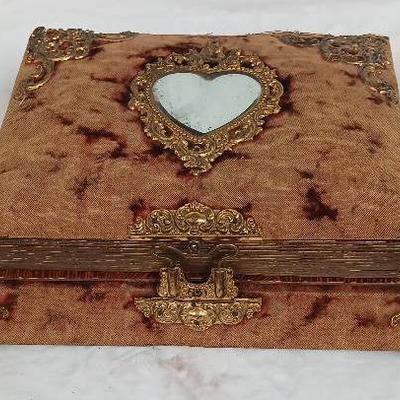 Antique Photo Album and Music Box 1800'- Early 1900's
