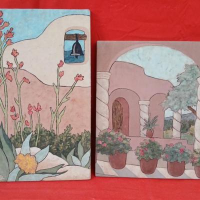 Batik Art by Harriet Rein -signed