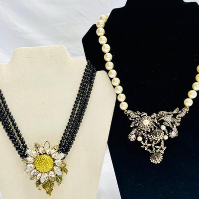 (2) HEIDI DAUS Necklaces Pure Drippy Goodness!