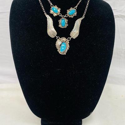 Turquoise & Sterling Set