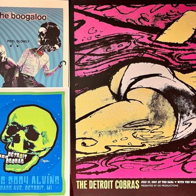 *signed* Detroit Cobras Concert Posters 