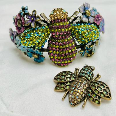 Kirks Folly “To Bee or Not to Bee” Bracelet & Pin