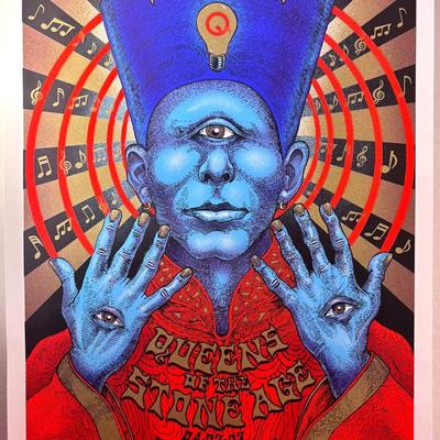 Queens of the Stone Age (QOTSA) Berlin Concert Poster