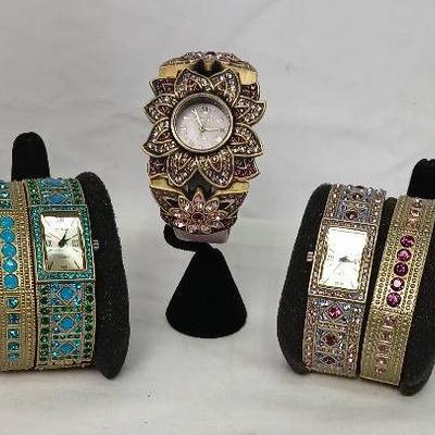 Heidi Daus Three Watch Collection