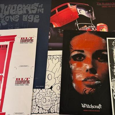 Signed Queen Of The Stone Age, Witchcraft, Car Posters & More! 